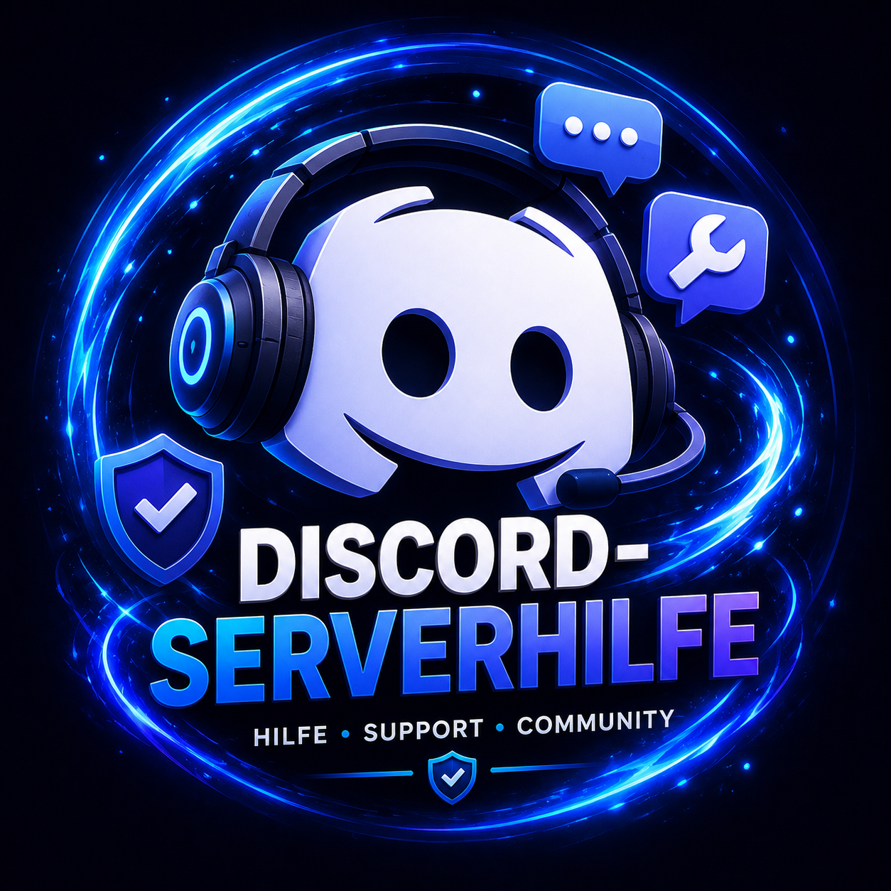 Discord-Serverhilfe (DCSH) Logo